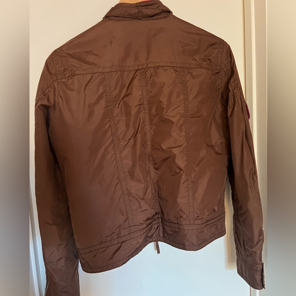Brown jacket with zippers 90s style - size M - Picture 6 of 8